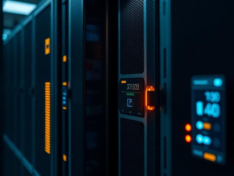 Aphelion managed data centre rack with redundant power and high-speed connectivity